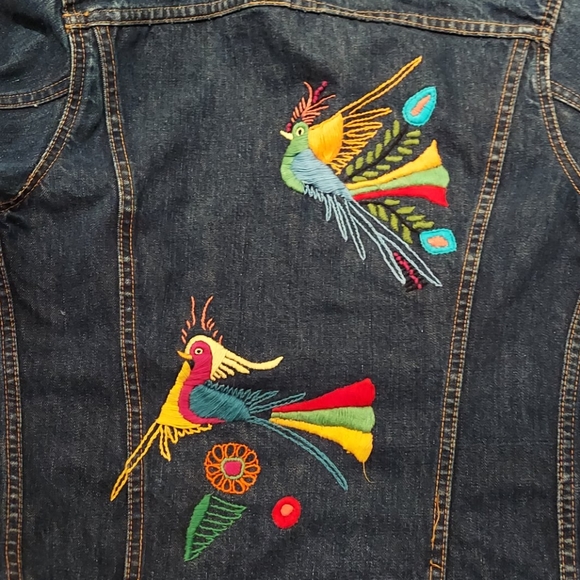 Levi's Jackets & Blazers - Vintage Levi's Denim Jacket w/Custom Embroidery